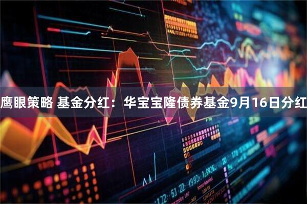 鹰眼策略 基金分红：华宝宝隆债券基金9月16日分红