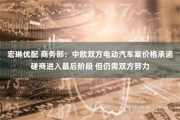 宏琳优配 商务部：中欧双方电动汽车案价格承诺磋商进入最后阶段 但仍需双方努力
