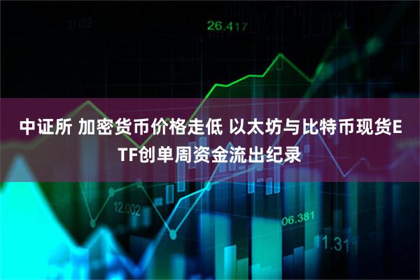 中证所 加密货币价格走低 以太坊与比特币现货ETF创单周资金流出纪录
